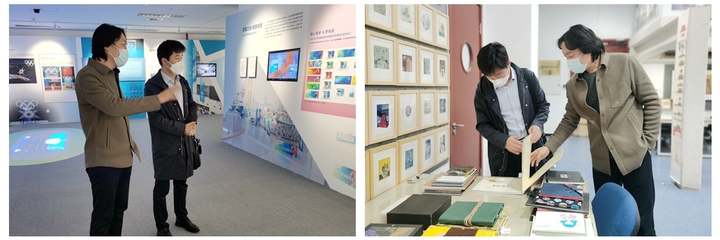 北京国图创新文化服务到校参观交流 搭建文化资源共享平台